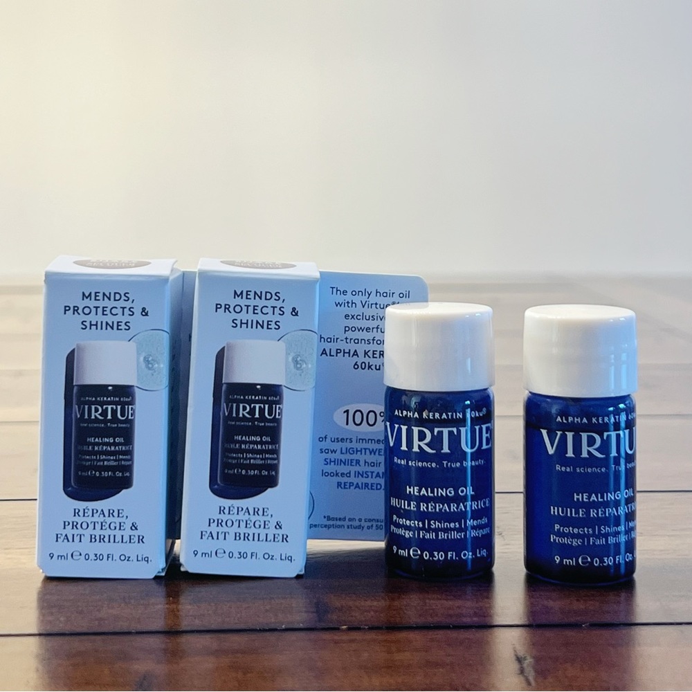 Virtue Hydrating and Heat Protectant Healing Hair Oil 18ml